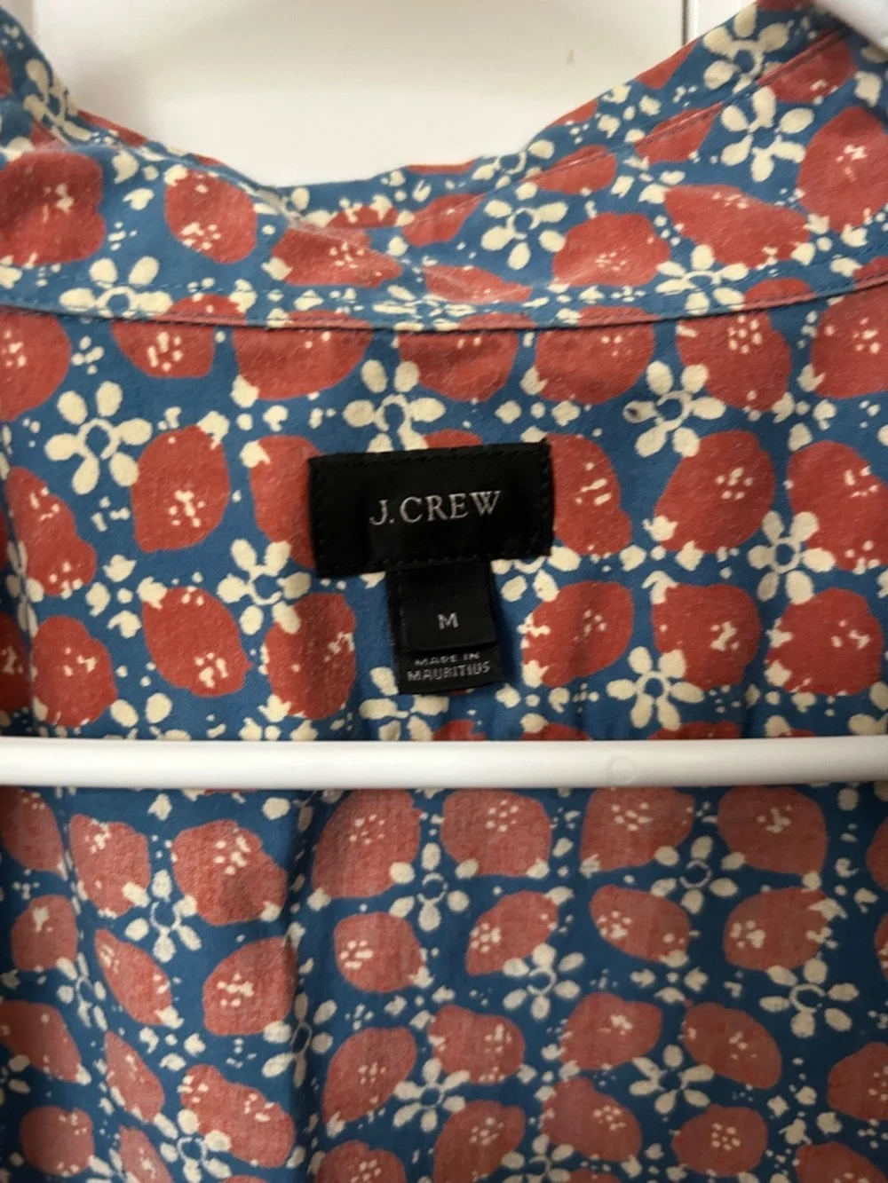 J crew short sleeved shirt